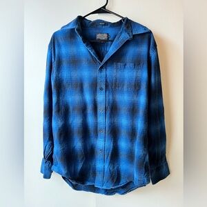 Pendleton Men's Blue Plaid Shirt